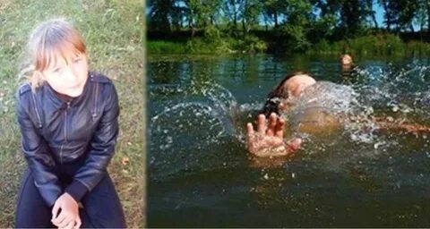 Тонут две девушки
