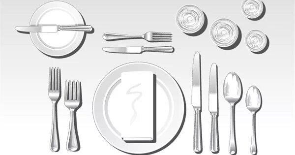 Сервировка стола как класть вилки. Правильная сервировка ножа вилки и ложки. Правильная сервировка стола. Столовые приборы на столе. Правильная сервировка столовых приборов.