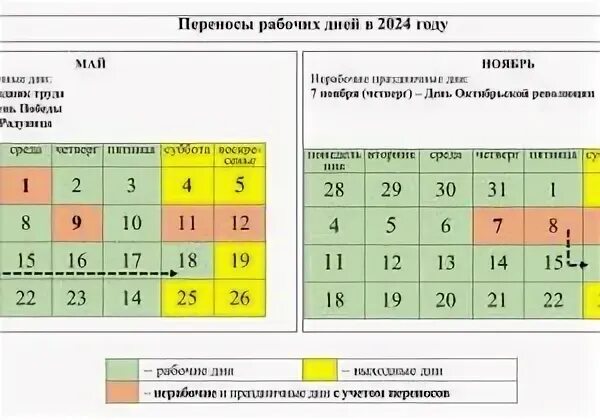 Как будем работать и отдыхать в 2023 году. Утвержден график переносов рабочих дн