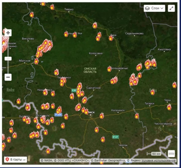 Где пожары карта. Карта пожаров. Карта пожаров Свердловской области. Пожары в Омской области сегодня на карте.