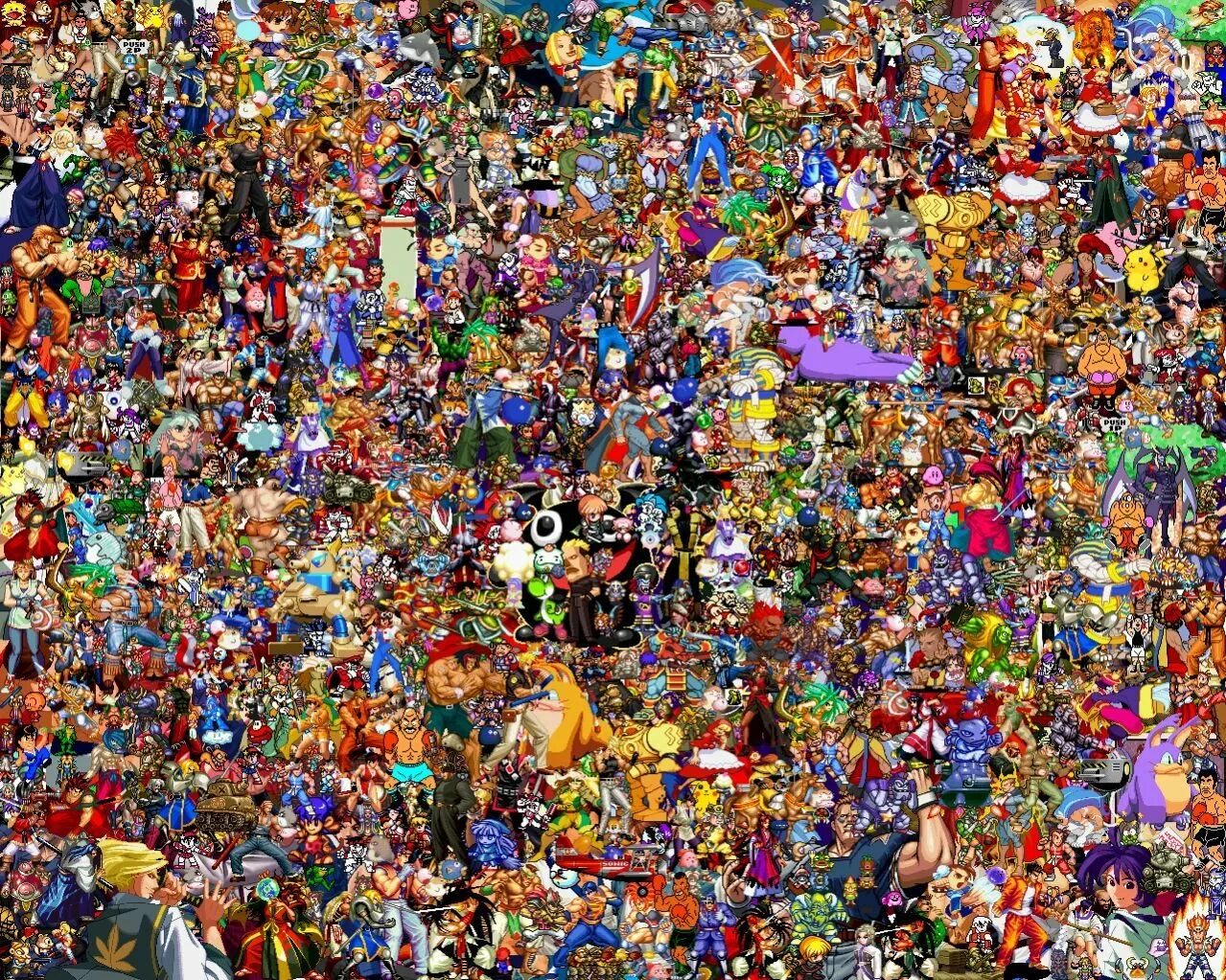 100 1000 игр. Много персонажей. Много персонажей из мультиков. Картина с множеством персонажей. Очень много персонажей игр.