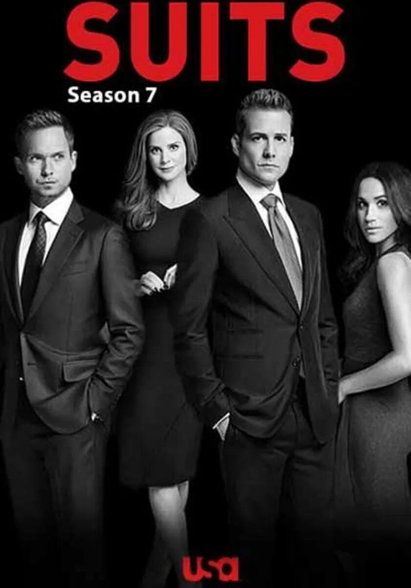 Serie vf. Форс мажоры на английском. Suits poster.