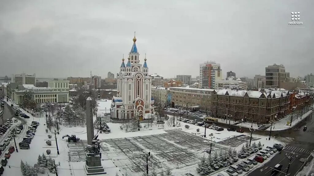 Городской сайт хабаровска. Утро в городе Хабаровск. Хабаровск ноябрь. Фото Хабаровск утро. ДВАГС Хабаровск фото.