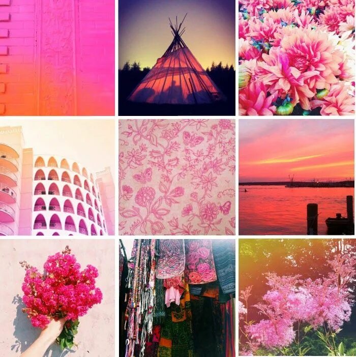 Розовый цвет коллаж. Цветовой коллаж. Эстетика розового цвета. Яркий коллаж. Лето цвет розовый