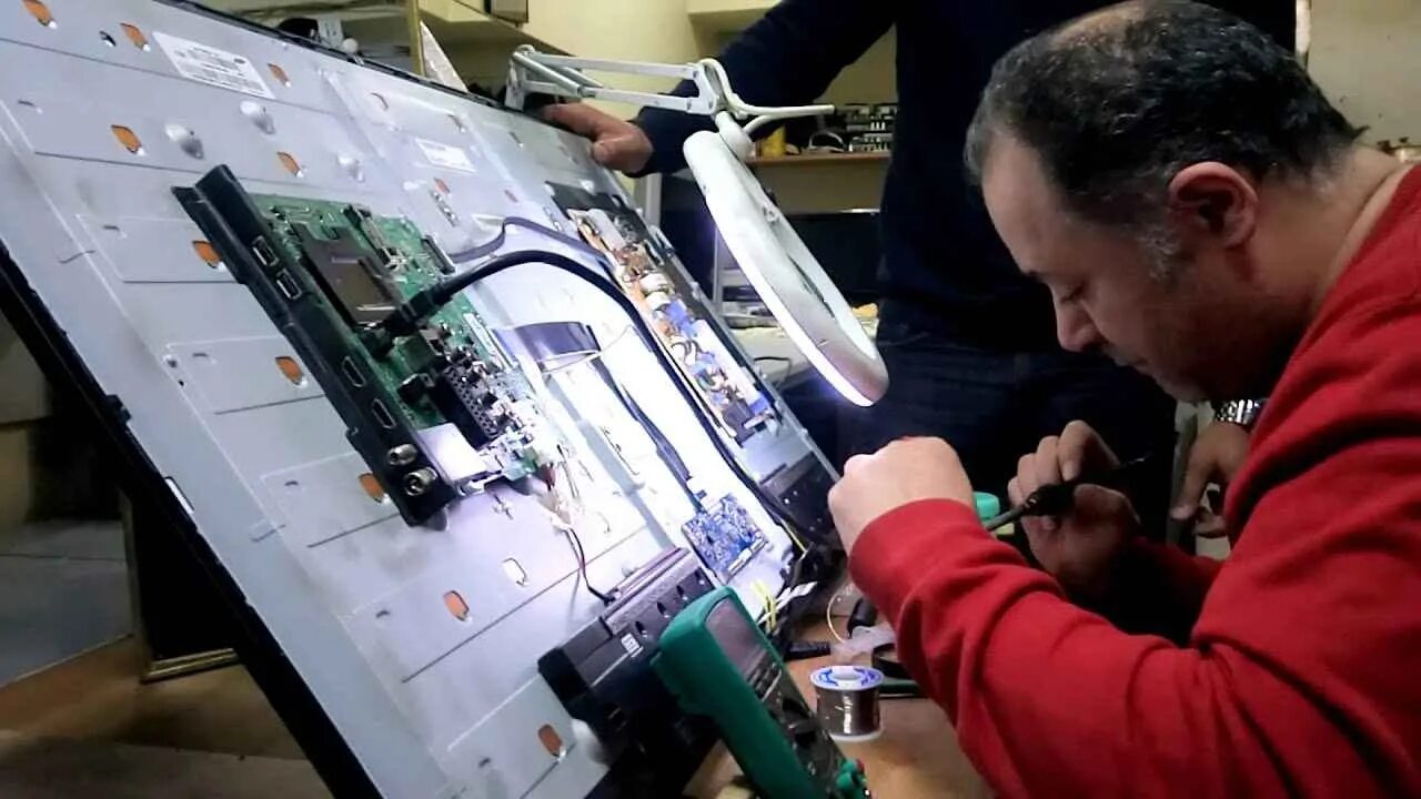 Видео ремонта тв