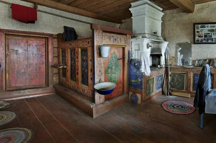 Интерьер русского севера Architectural-Ethnographic Museum "Semyonkovo" in Vologda Деревенские спальни, И