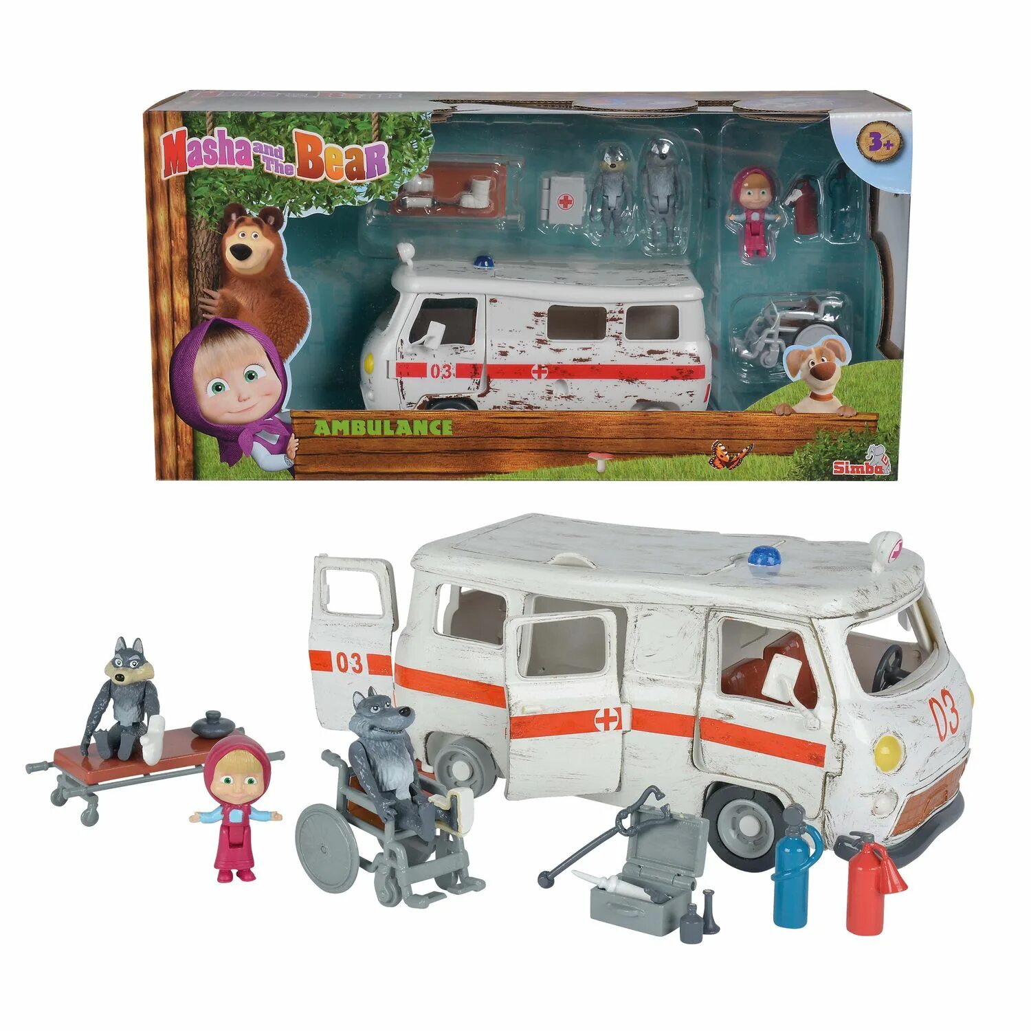 Игровой набор *Маша и Медведь* - Скорая помощь - 9309863 детские игрушки с доста