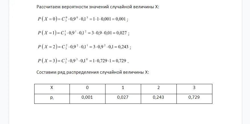 Составить таблицу распределения случайной величины. Составить закон распределения числа. построить ряд распределения числа. построить ряд распределения числа успешных опытов. найти закон распределения числа негодных клемм..