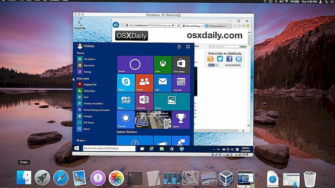 Os установить
