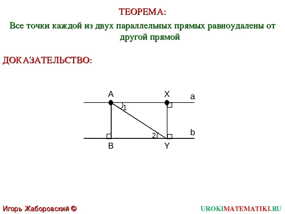 Найти прямую параллельную данной на расстоянии