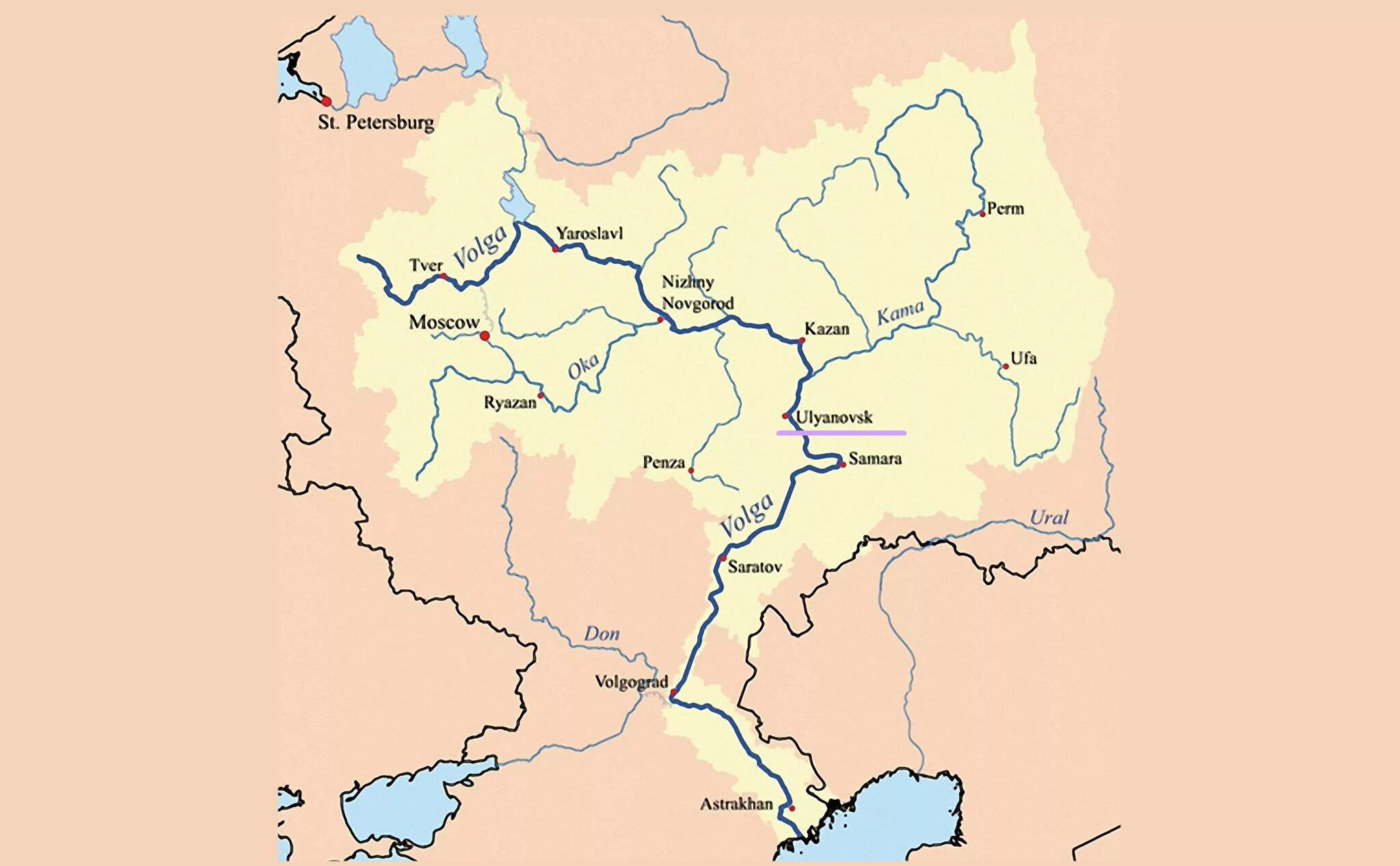 Рельеф бассейна реки волга. Река Волга на карте. Бассейн Волги на карте. Волга и Урал на карте. Река Волга и Урал на карте.