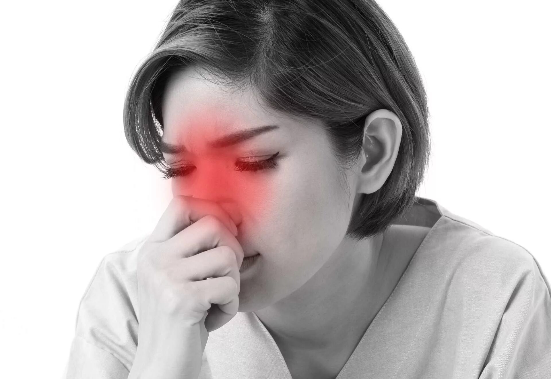Головная боль заложенность носа сухой кашель. Острый аллергический ринит. Аллергический ринит в носу. Хронический аллергический ринит.