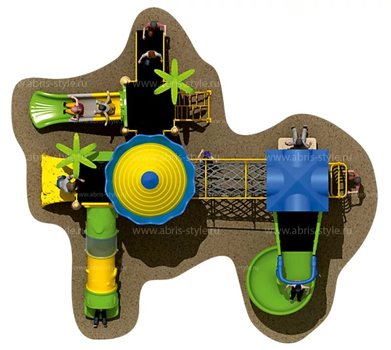 детская площадка сверху