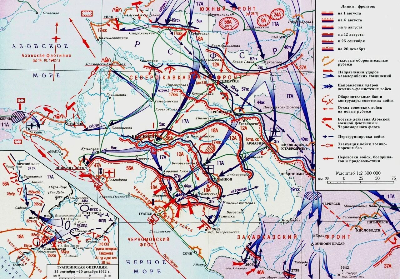 Битва за Кавказ 1942-1943 голубая линия. Карта боевых действий ВОВ Краснодарский край. Карты сражений на Кубани 1942 года. Освобождение Кубани 1942-1943. Сражение в районе луги василевский