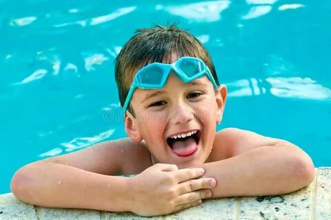 The child can swim