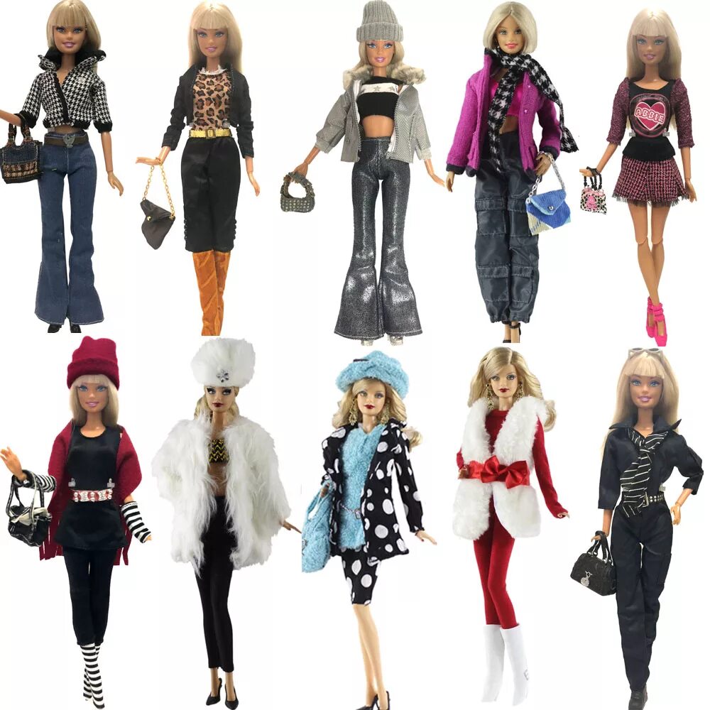 Модная одежда для кукол. Куклы стильные. Современные куклы. Одежда для Барби.