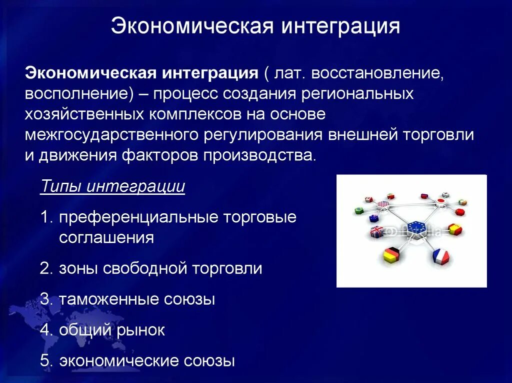 Интеграция 11 класс. Экономиечксаяинтеграция. Экономическая интеграция. Формы мировой интеграции. Интеграционные процессы в экономике.