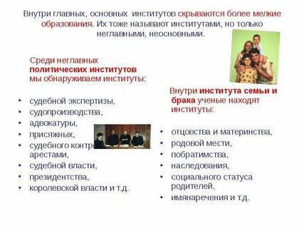 Институт семьи институт образования