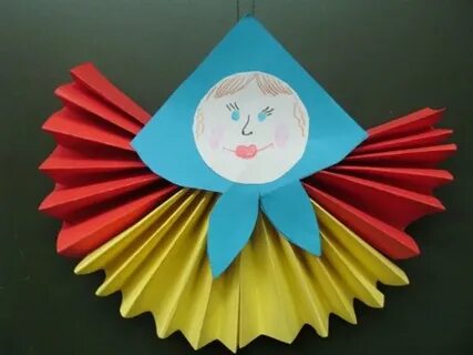 Масленица из бумаги гармошкой шаблоны
