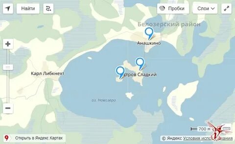 Остров огненный на карте