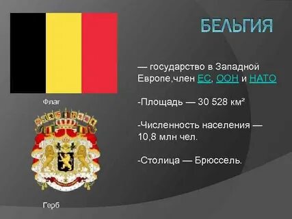 Бельгия официальное название