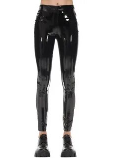 Sale karl lagerfeld patent leggings is stock