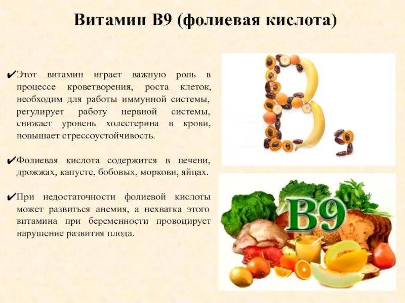 В9 это фолиевая