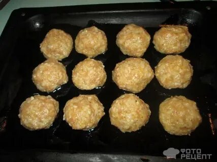 Тефтели в духовке без риса