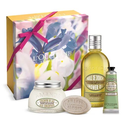 Набор миндаль локситан loccitane. L occitane подарочный набор. L'occitane набор. L occitane подарочный набор. L'occitane en provence набор для женщин.