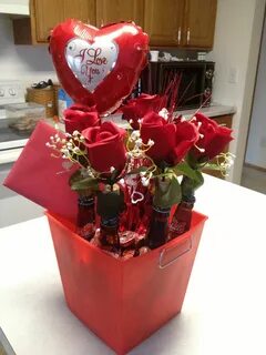 Beer bouquet... Maybe add some other fun things and not have it look like roses 