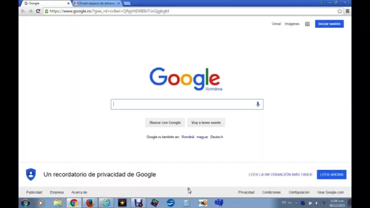 Browser language chrome