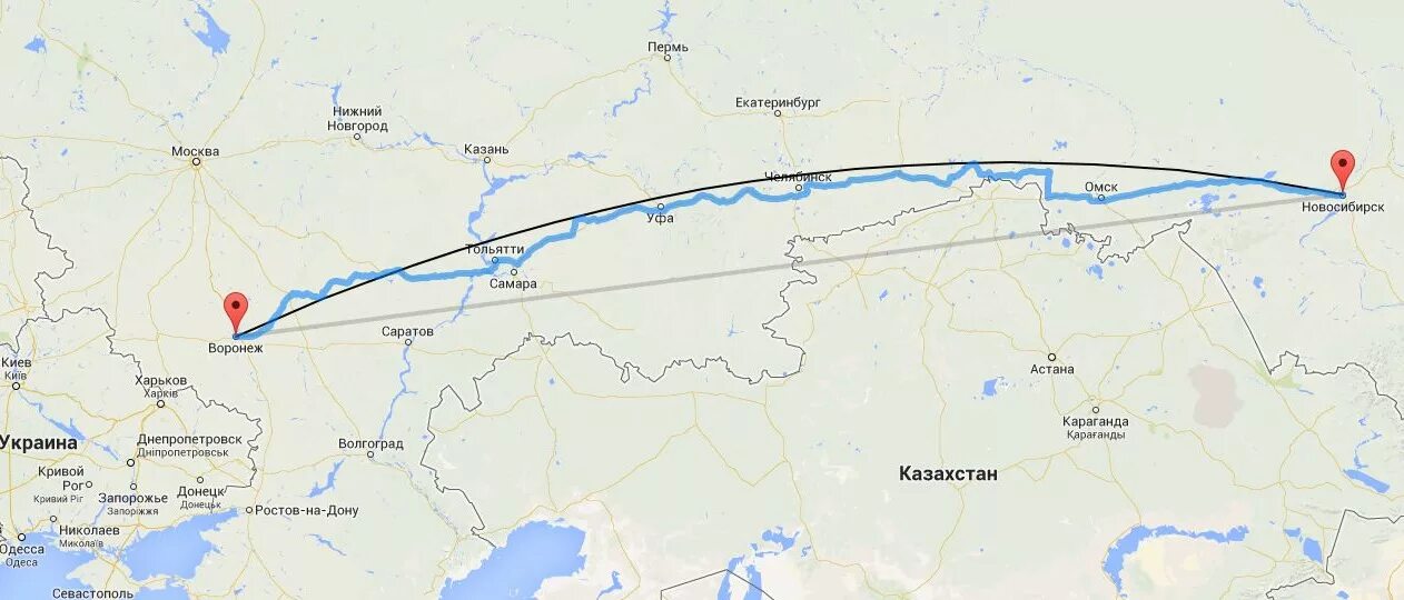 Сколько от казани до новосибирска. Воронеж Новосибирск расстояние. Воронеж Омск маршрут. Расстояние от Воронежа до Новосибирска. От Омска до Новосибирска.