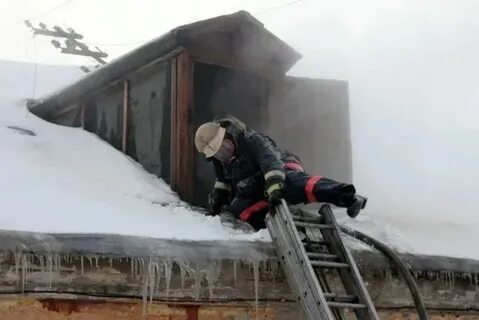 Зимой при низких