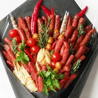 Букет из колбасок