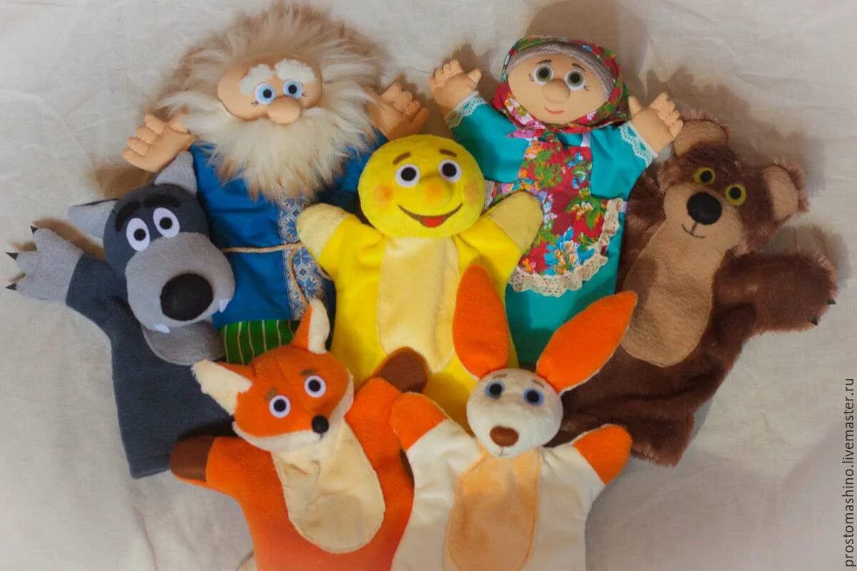 колобок кукла бибабо. перчаточные куклы для кукольного театра. куклы бибабо. театр варежковый для детей. куклы бибабо три поросенка.