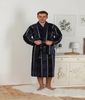 Халат велюрово махровый
