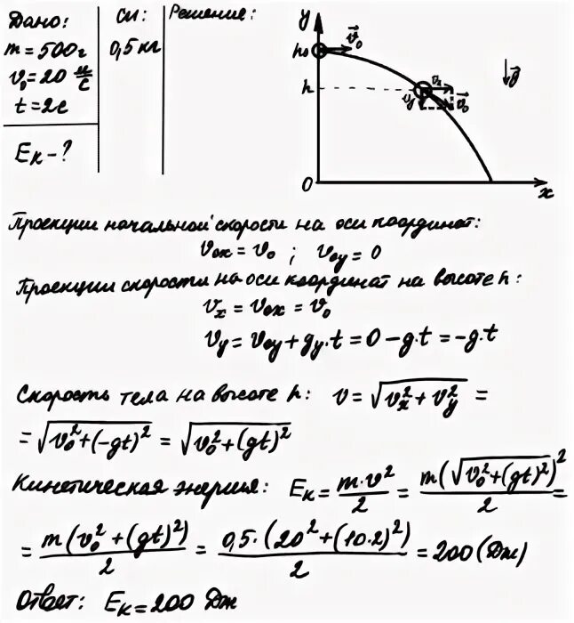 Камень массой 200 г брошен вертикально. Тело массой 100 г брошено с горизонтальной площадки. Тело массой 500 г брошено вертикально вверх со скоростью 20. Тело массой 500 г брошено в горизонтальном направлении со скоростью 20. Тело массой 0.5 кг брошено вертикально.