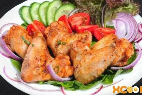 Крылышки с овощами рецепт