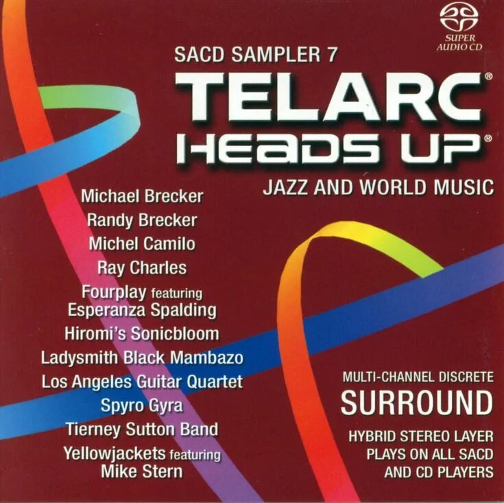 Telarc Jazz Sampler 3. Jazz Sampler 1. Sound and Vision - Telarc - heads up SACD Sampler. Telarc heads up.