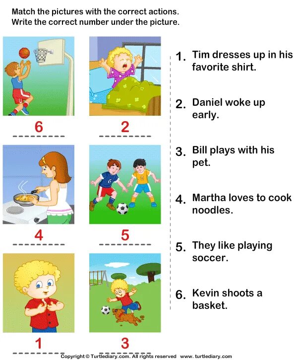 Match the correct answers. Задания Actions for Kids. Действия Worksheets. Verbs Worksheets. Глаголы действия на английском языке для детей Worksheets.