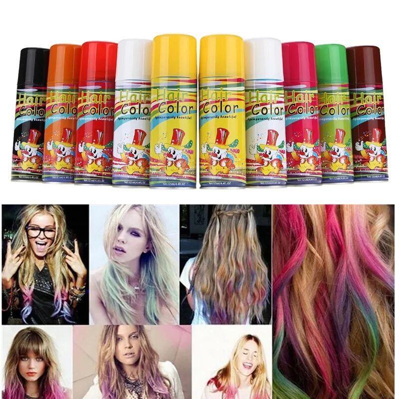 Разноцветный лак для волос. Баллончики для волос цветные. Разноцветная тушь для волос. Хаир колор pen. Окрашивание прядей спреем.