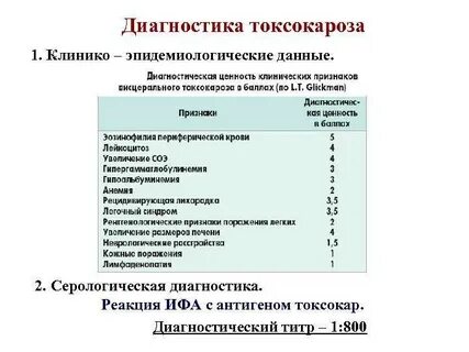 Лечение после токсокароза