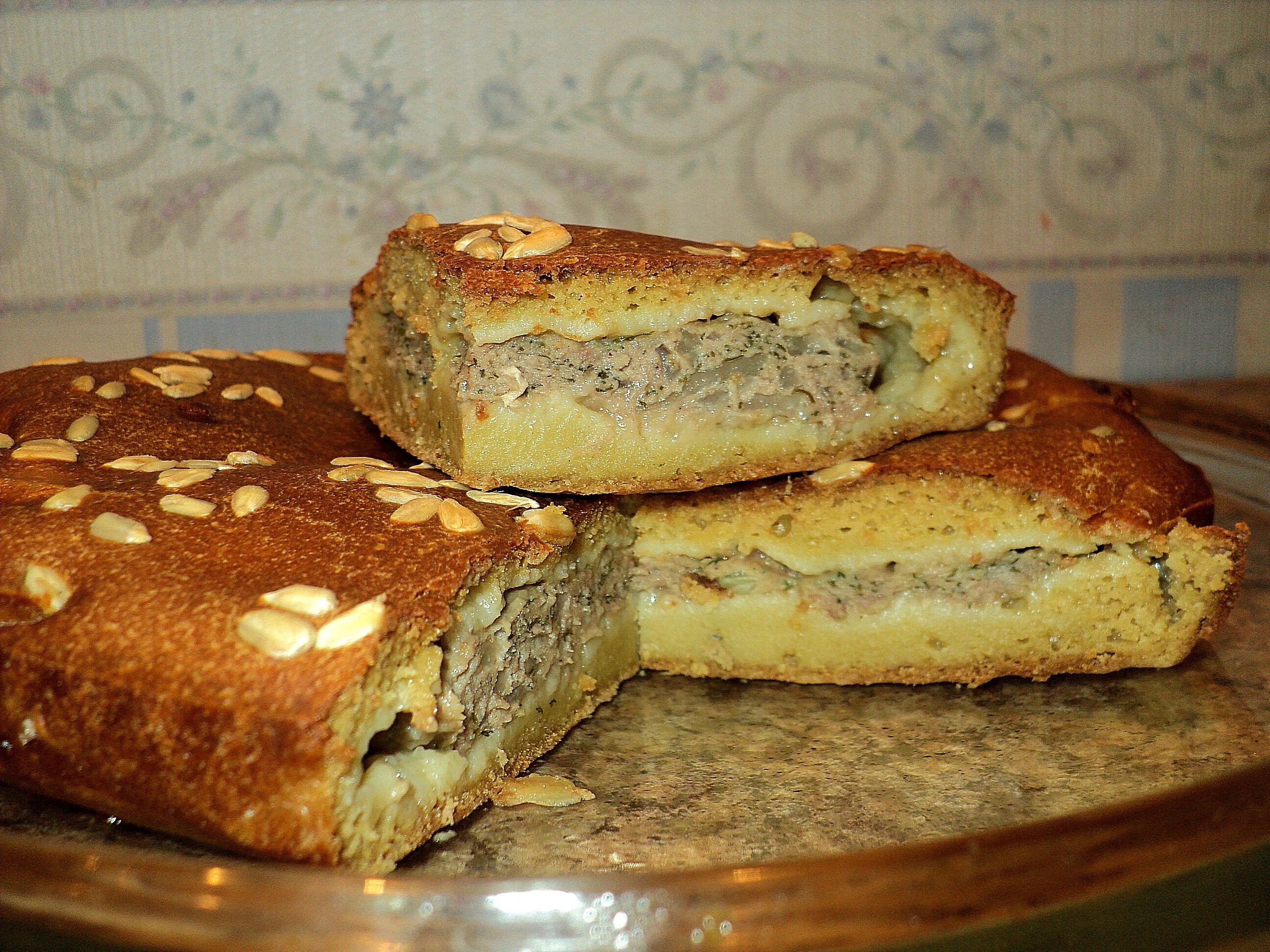 Рецепт заливного мясного пирога