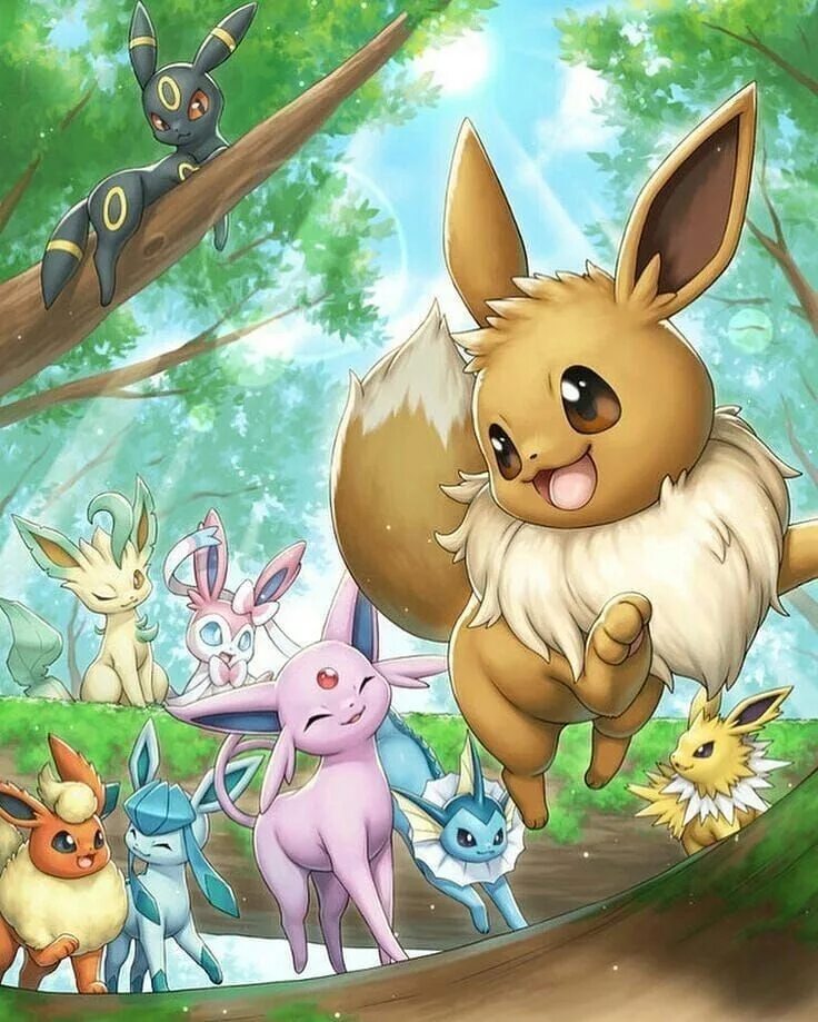 Команда иви. Покемон Eevee. Иви покемон. Покемон иви эволюции. Покемоны eeveelutions.