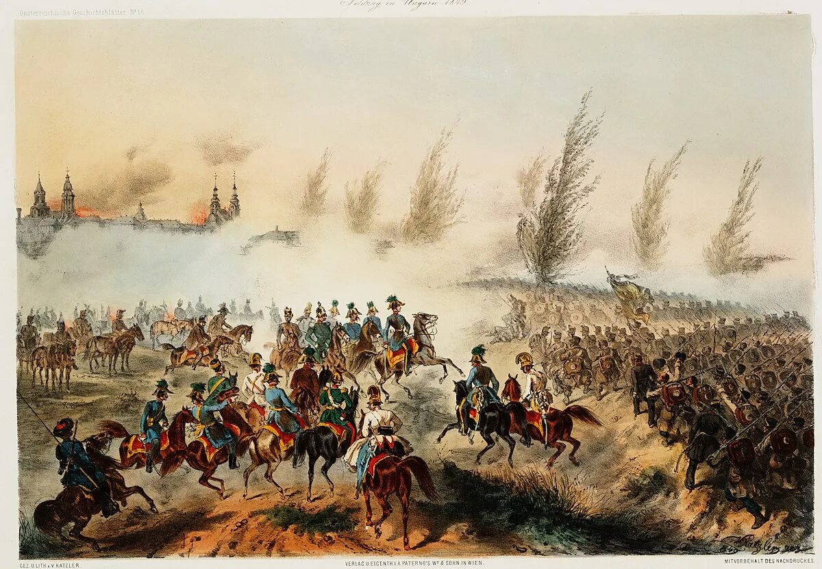 Революция в Венгрии 1848. Армия Венгрии в 1848. Революция венгрии 1849