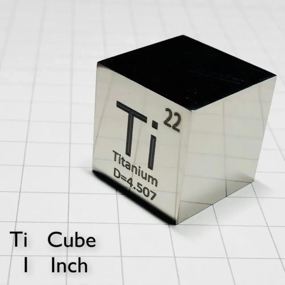Плотный куб. Титановые кубики. Кубики с периодической системой элементов. Титан металл. Кубик титана.