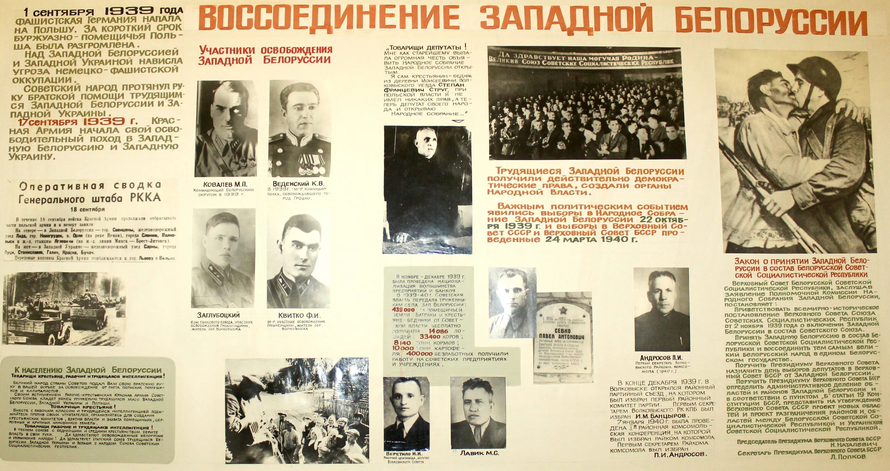 1939 год какого события. Воссоединение Западной Беларуси и БССР. Воссоединение Западной Беларуси и БССР плакаты. Объединение Беларуси 1939. Освобождение Западной Беларуси.