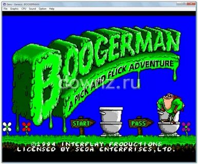 Полное название игры boogerman