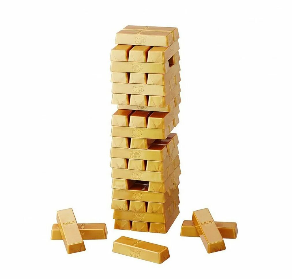 Игра вытаскивать кубики. Дженга Gold, Hasbro b7430. Настольная игра Hasbro Дженга. Jenga Gold игра. Hasbro: Дженга бридж.