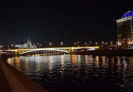 Москва река вечером